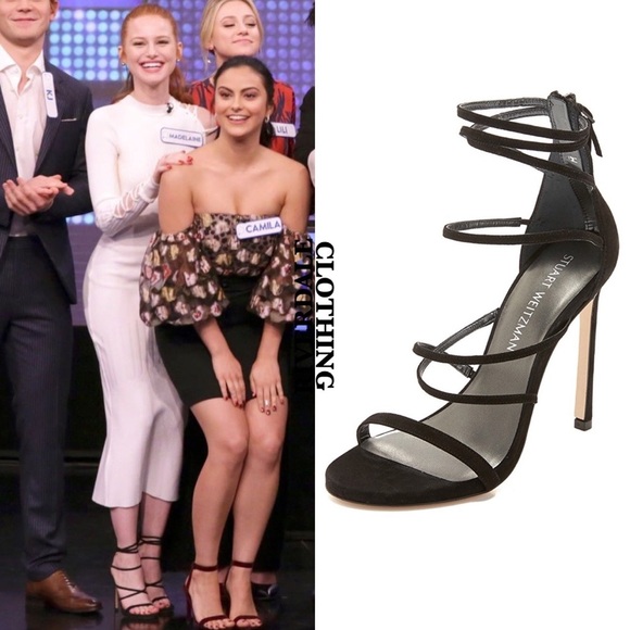 STUART WEITZMAN MYEX sandal denim strappy stiletto 7 women’s - Picture 9 of 9